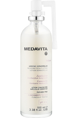 Лосьон заспокійливий миттєвої дії для шкіри голови Medavita VELOUR Lotion Dermorelax