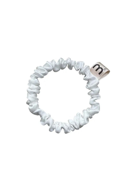 Резинка тонка біла MON MOU Silk Hair Band