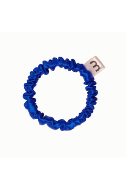 Резинка тонка синя електрик MON MOU Silk Hair Band
