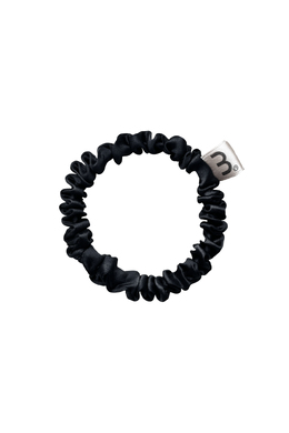 Резинка тонка чорна MON MOU Silk Hair Band