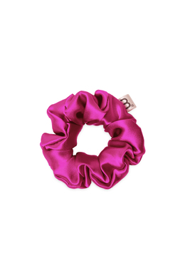 Шовкова об'ємна резинка для волосся ягідна MON MOU Silk Hair Band