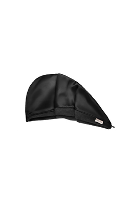 Двостороній рушник-тюрбан для делікатного сушіння волосся MON MOU Hair Turban Black