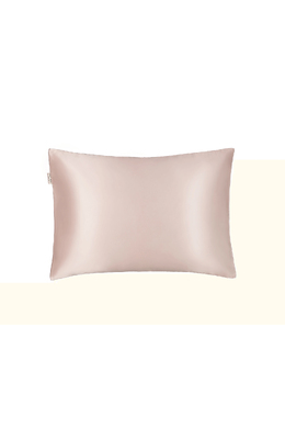 Наволочка з натурального шовку та сатину MON MOU Soft Silk Pillowcase Nude