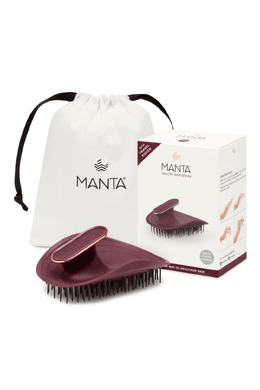 Щітка для волосся бургундія Manta Brush Burgundy