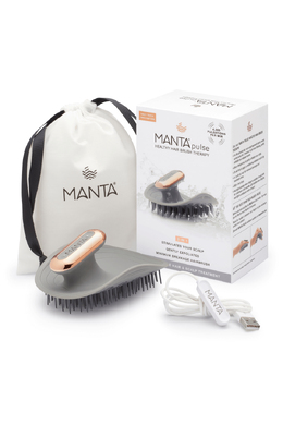 Масажна щітка для волосся Manta Pulse Brush