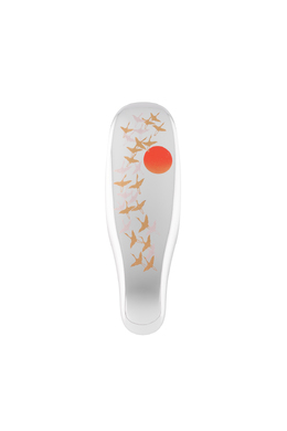 Гребінець для шкіри голови сріблястий S-Heart-S Scalp Brush Makie Silver