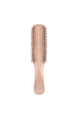 Гребінець для волосся рожеве золото S-Heart-S Scalp Brush World Model Long Pink Gold