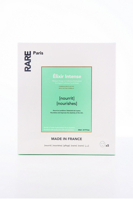 Набір масок для зволоження обличчя RARE Paris Elixir Intense Mask Box