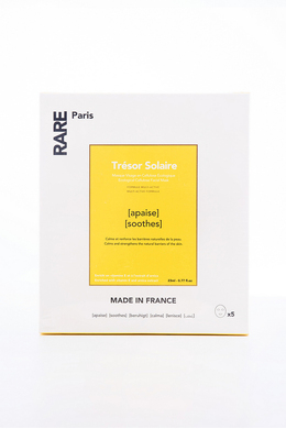Набір масок для обличчя з вітаміном Е та екстрактом арніки RARE Paris Tresor Solaire Mask Box