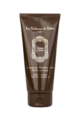 Скраб для тіла з ароматом мускусу La Sultane De Saba Silk Protein Scrub Ambre Musc Santal