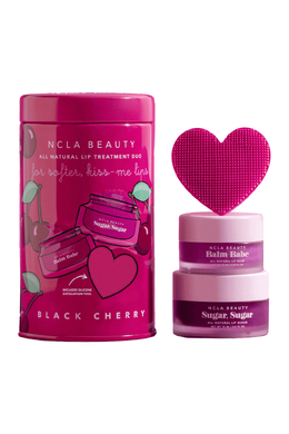 Подарунковий набір для догляду за губами «Вишня» NCLA Beauty Black Cherry Lip Care Set