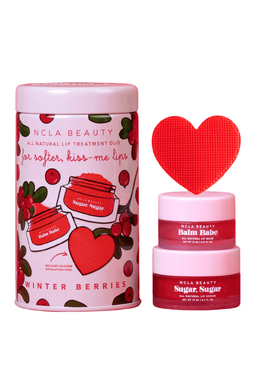 Подарунковий набір для догляду за губами «Брусниця» NCLA Beauty Winter Berries Lip Care Set