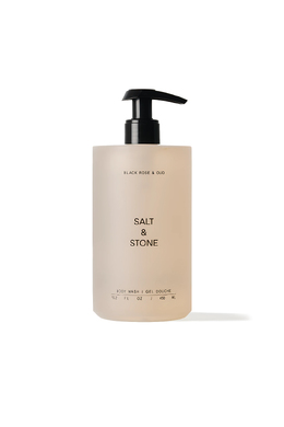 Антиоксидантний гель для душу з ароматом чорної троянди SALT & STONE Black Rose & Oud